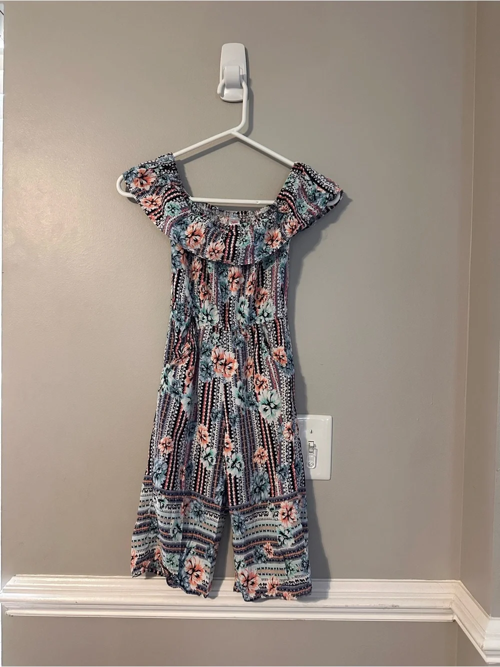 Justice Girls Capri Length Romper size 7